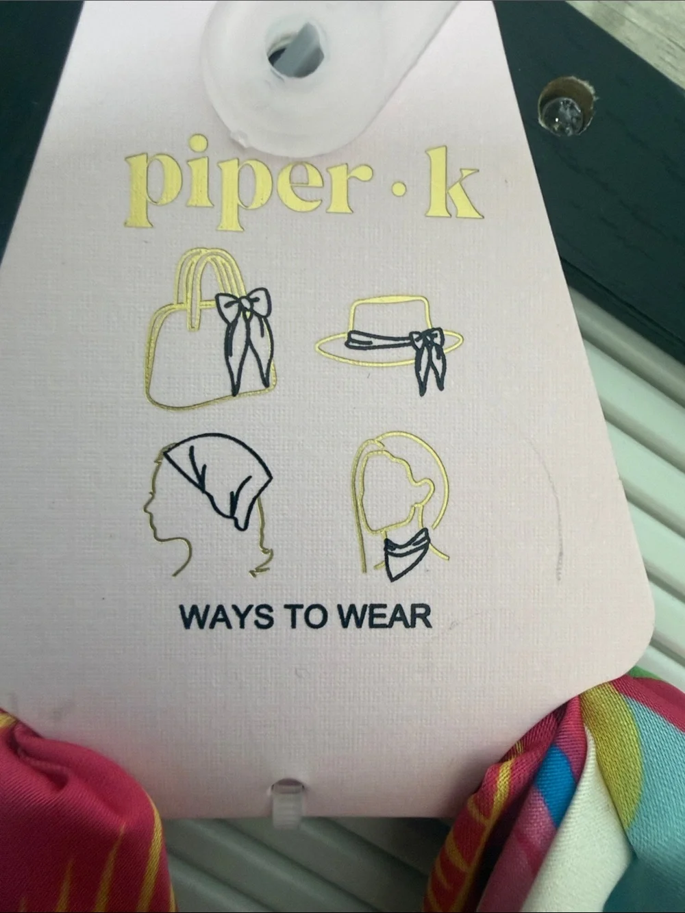 Piper K La Dolce Vita Scarf